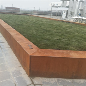 乌审耐候钢花池围边