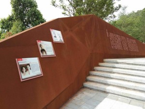 乌审耐候钢挡土墙
